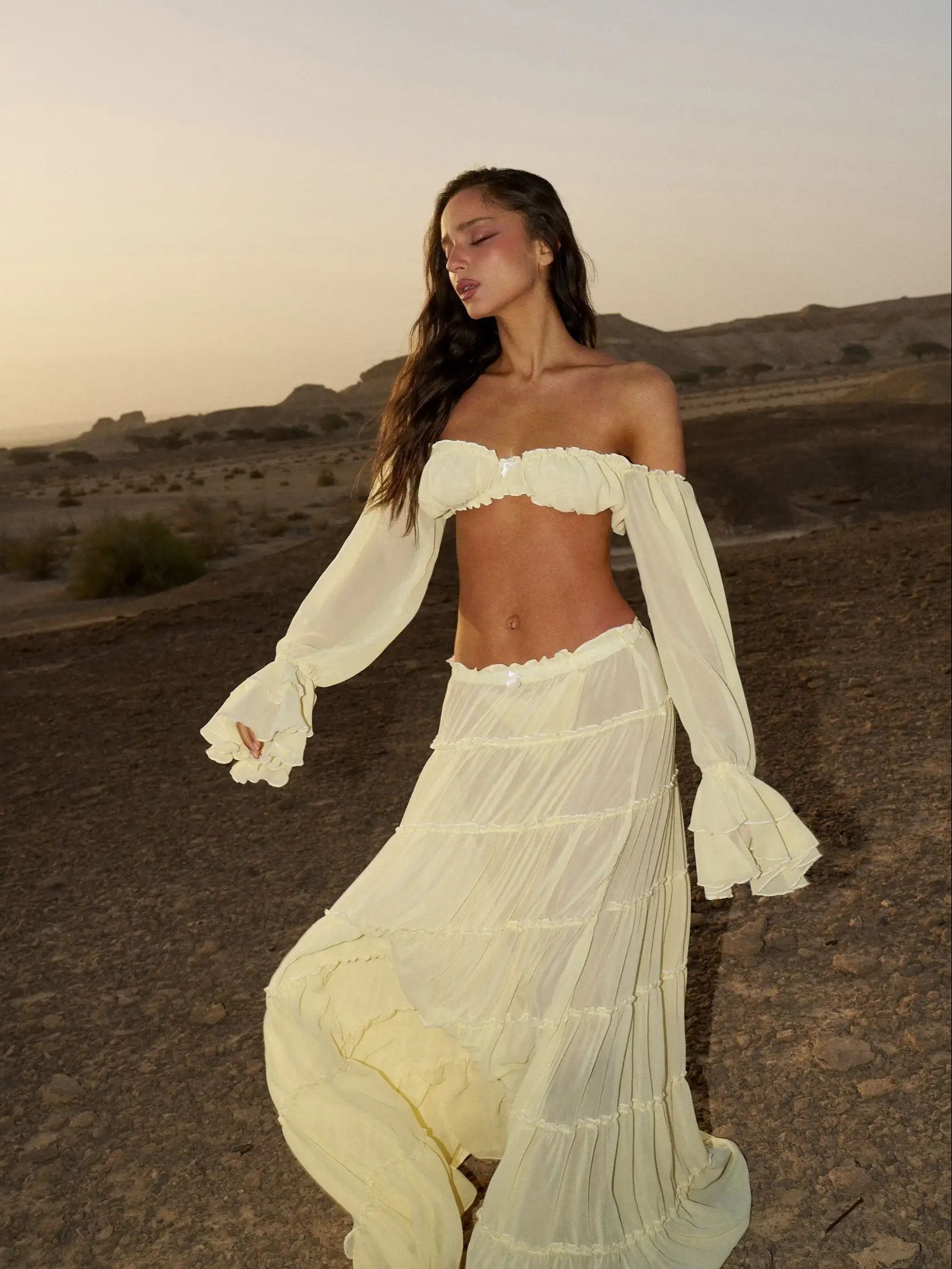 Ensemble jupe femmes une ligne jupe taille haute plage jupe pansement Super haut court été plage vacances fête maillot de bain