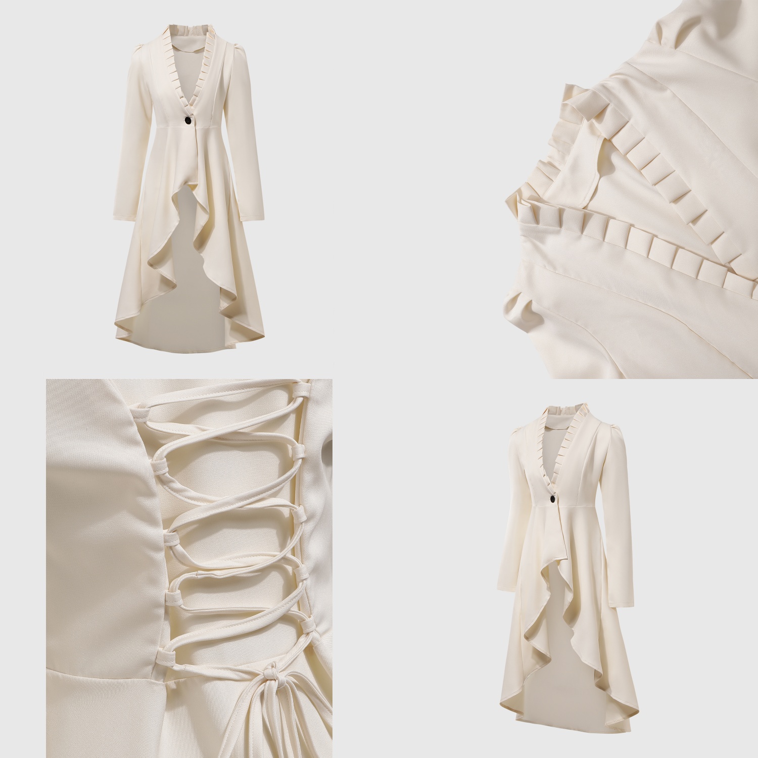 Veste victorienne steampunk pour femme, manteau de smoking à manches longues, haut gothique vintage, manteau Renaissance médiéval