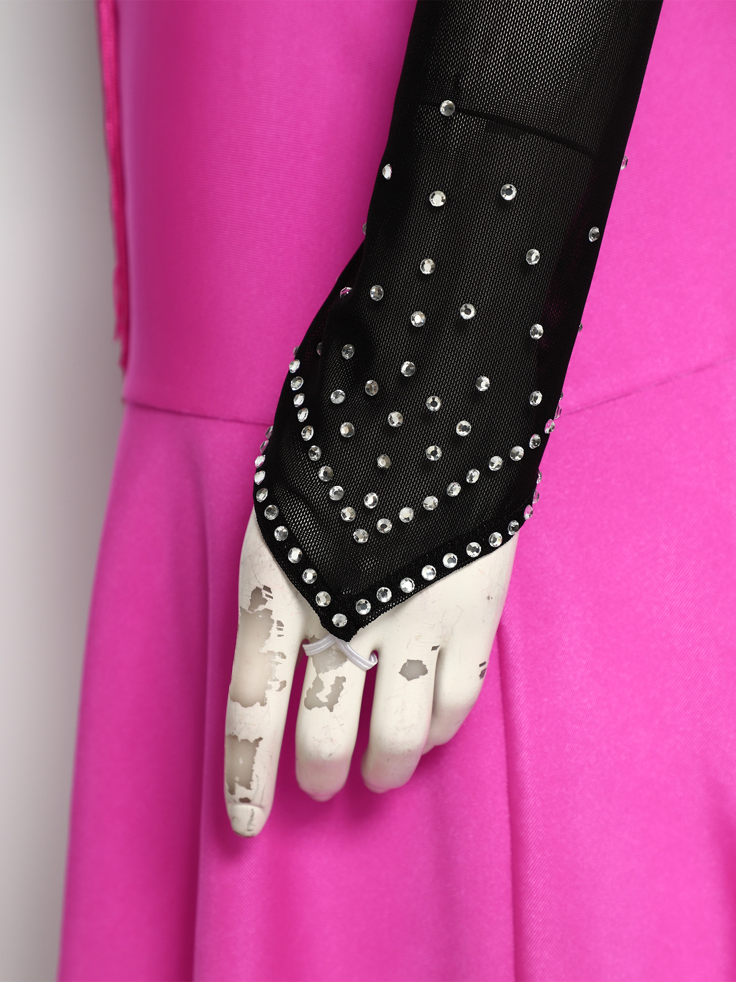 Ensemble de tenue de danse lyrique pour femmes, vêtements de danse contemporaine moderne, haut court en maille à manches longues avec franges et justaucorps à jupe, tenue de ballet
