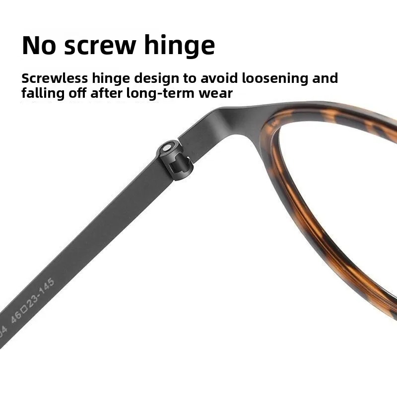Lunettes de lecture à monture métallique de luxe pour hommes, lunettes d'affaires, rondes, Vintage, monture complète, Anti lumière bleue, vue lointaine, 0 ~ + 4