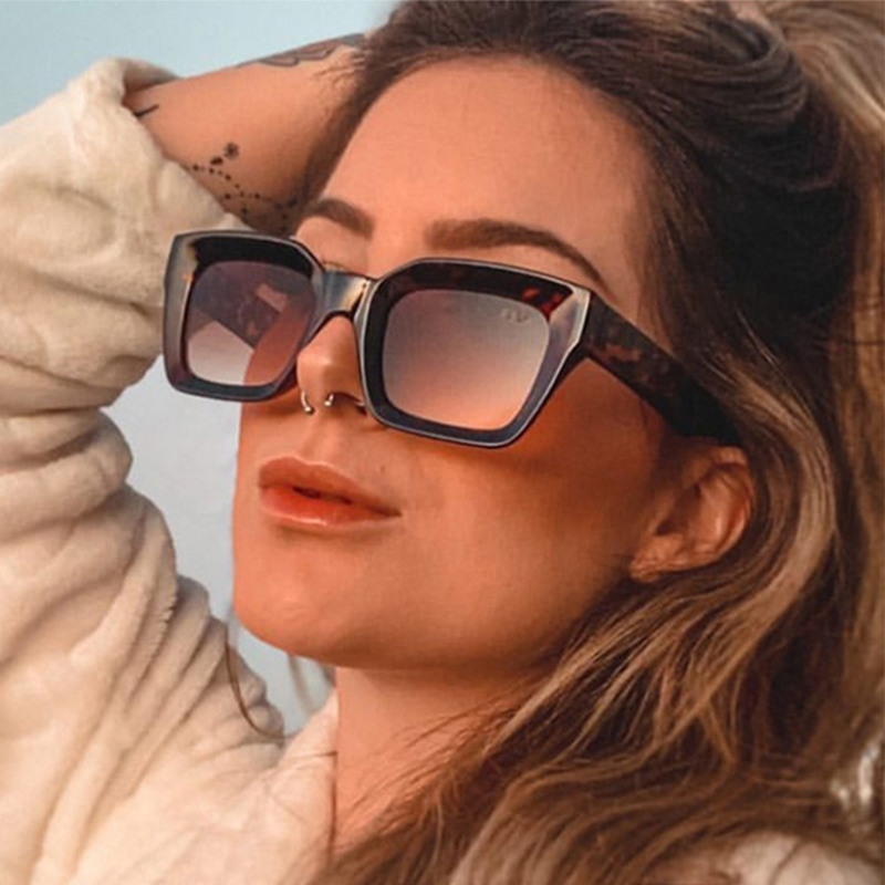 Lunettes de soleil carrées vintage pour femmes et hommes 2026 – Design rétro tendance de marque – Lunettes de soleil uniques et populaires pour femme – Protection UV400