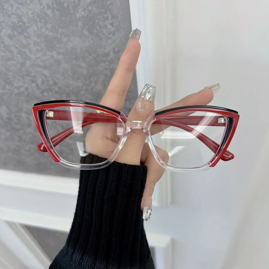 Montures de lunettes ChimCat Eye pour hommes et femmes, monture optique colorée, marque de créateur transparente, mode