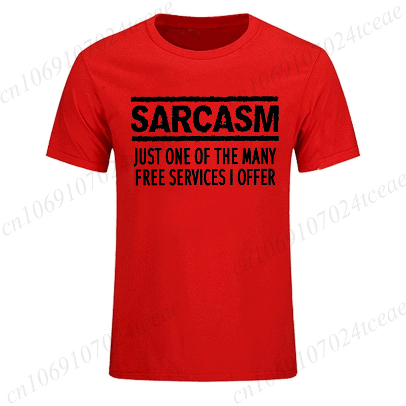 T-shirt pour hommes et femmes, t-shirt humoristique et sarcastique, t-shirts imprimés Sarcasm Services pour hommes et femmes, vêtements, hauts, cadeau