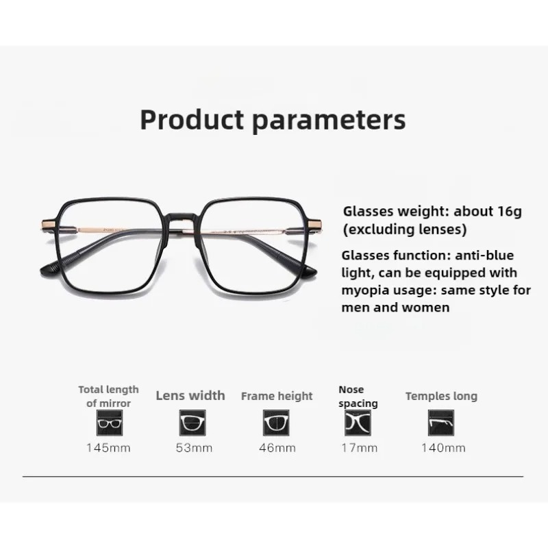 Lunettes photochromiques pour femmes, anti-lumière bleue, monture rose et bleue, grandes lunettes à changement de couleur