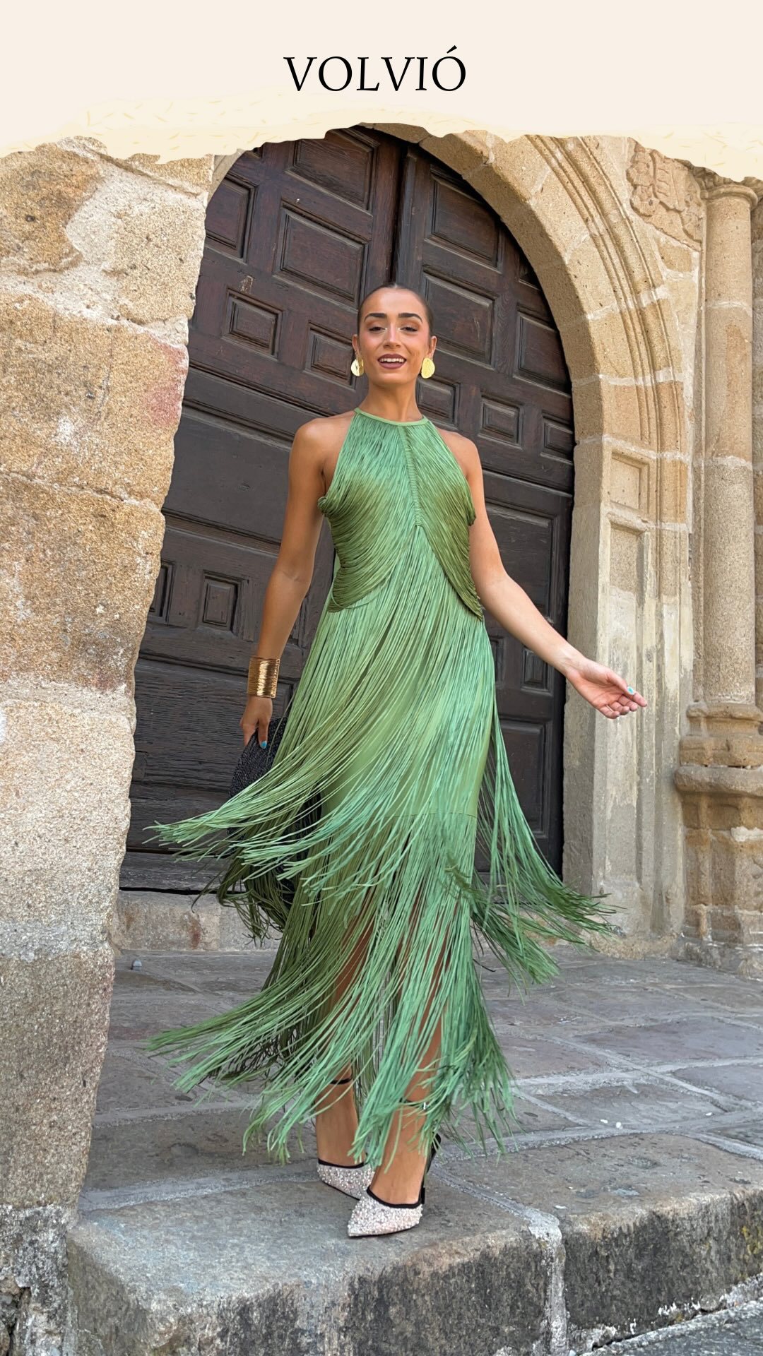 Robe longue de soirée avec franges pendantes autour du cou, robe de soirée formelle