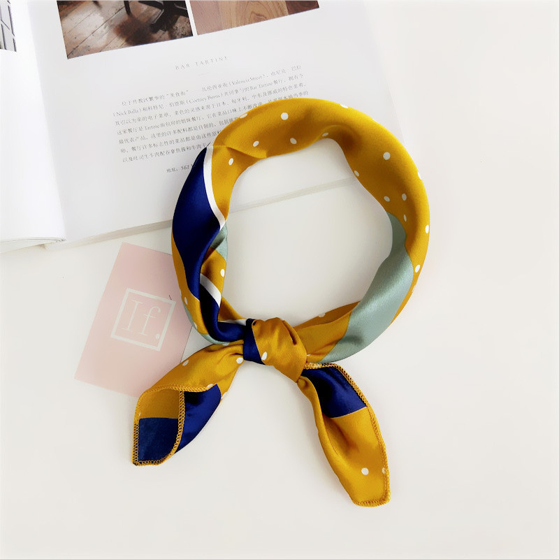 Foulard de cheveux cravate imprimé Animal rouge amour Satin 50 cm petit/carré/soie/cou/anneau/écharpe hiver foulard pour femmes foulard 2018