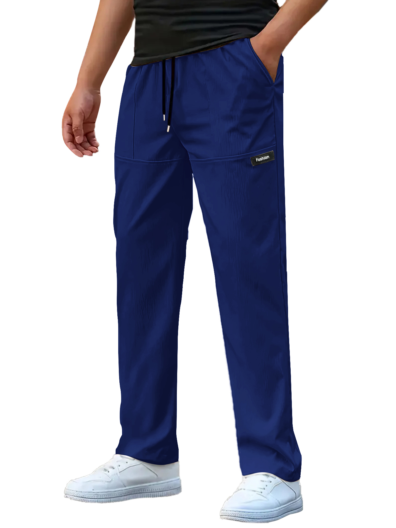 Pantalon léger pour hommes, pantalon de sport ample et décontracté, jambes droites fines, mode masculine, pantalon de jogging en plein air