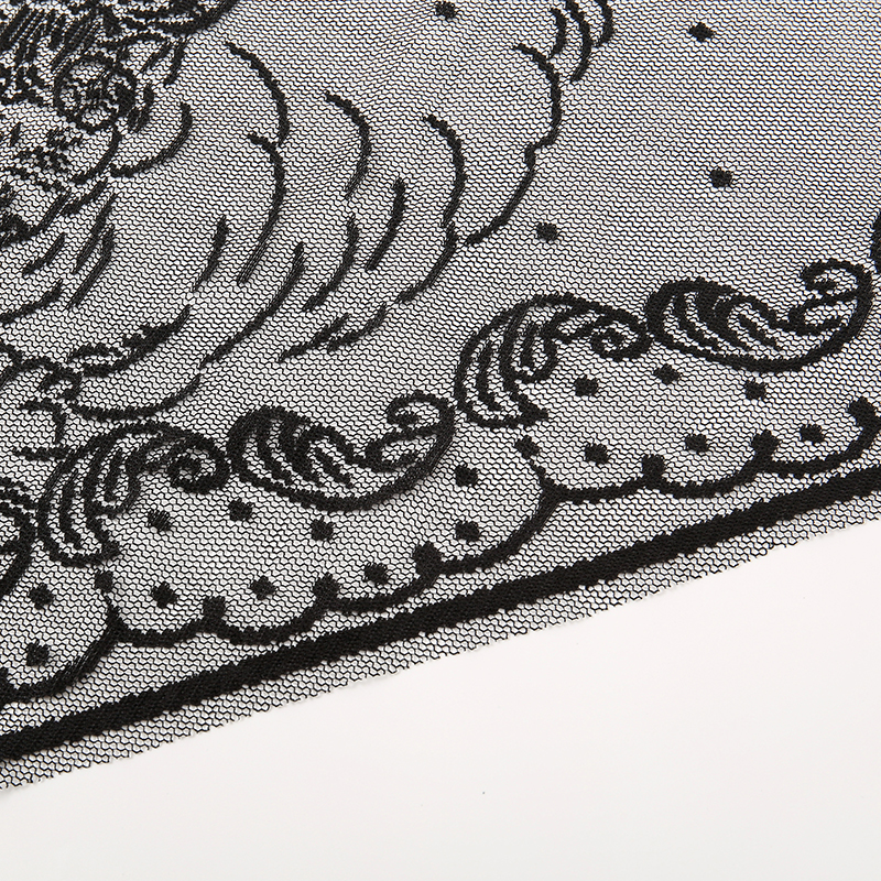 Voile Hijab Jacquard Religieux Personnalisé Vierge Marie, Châle Long Brodé en Dentelle pour Femme Musulmane, Turban avec Protection Solaire