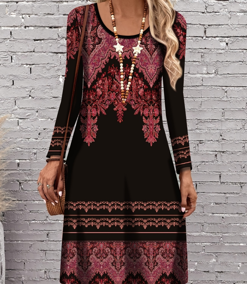 Mode femmes élégantes robe ample tenue décontractée femmes robe nouveau tempérament