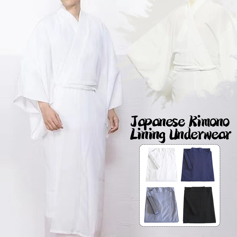 Kimono Japonais Juban Traditionnel avec Doublure Astronomique pour Homme, Vêtement Nikavec Ceinture, Robe de Bain Longue, Sous-Vêtements