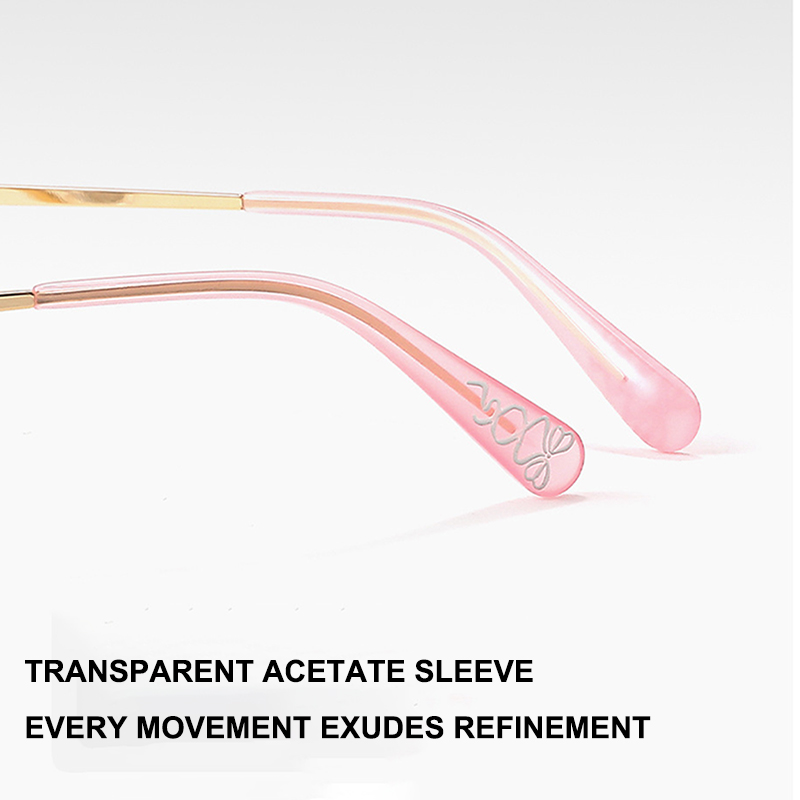 Lunettes ovales ultralégères en métal, monture élégante avec nœud papillon, lunettes pour femmes, Design de luxe rétro