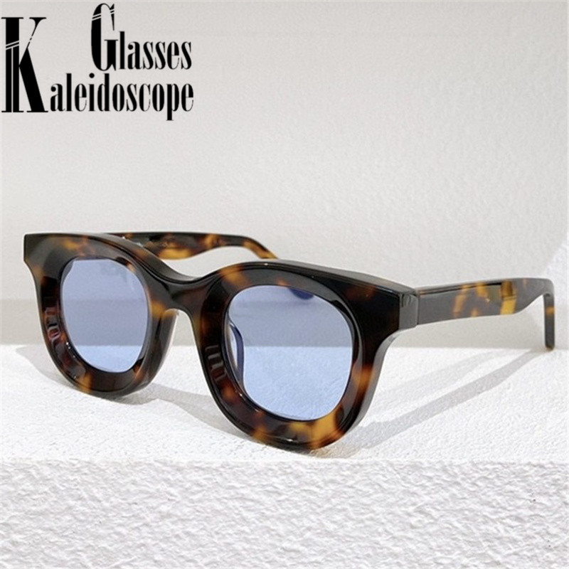 Lunettes de soleil rondes concaves pour femmes marque de mode concepteur petites lunettes de soleil hommes Vintage Hip Hop jaune bleu lunettes dame UV 400