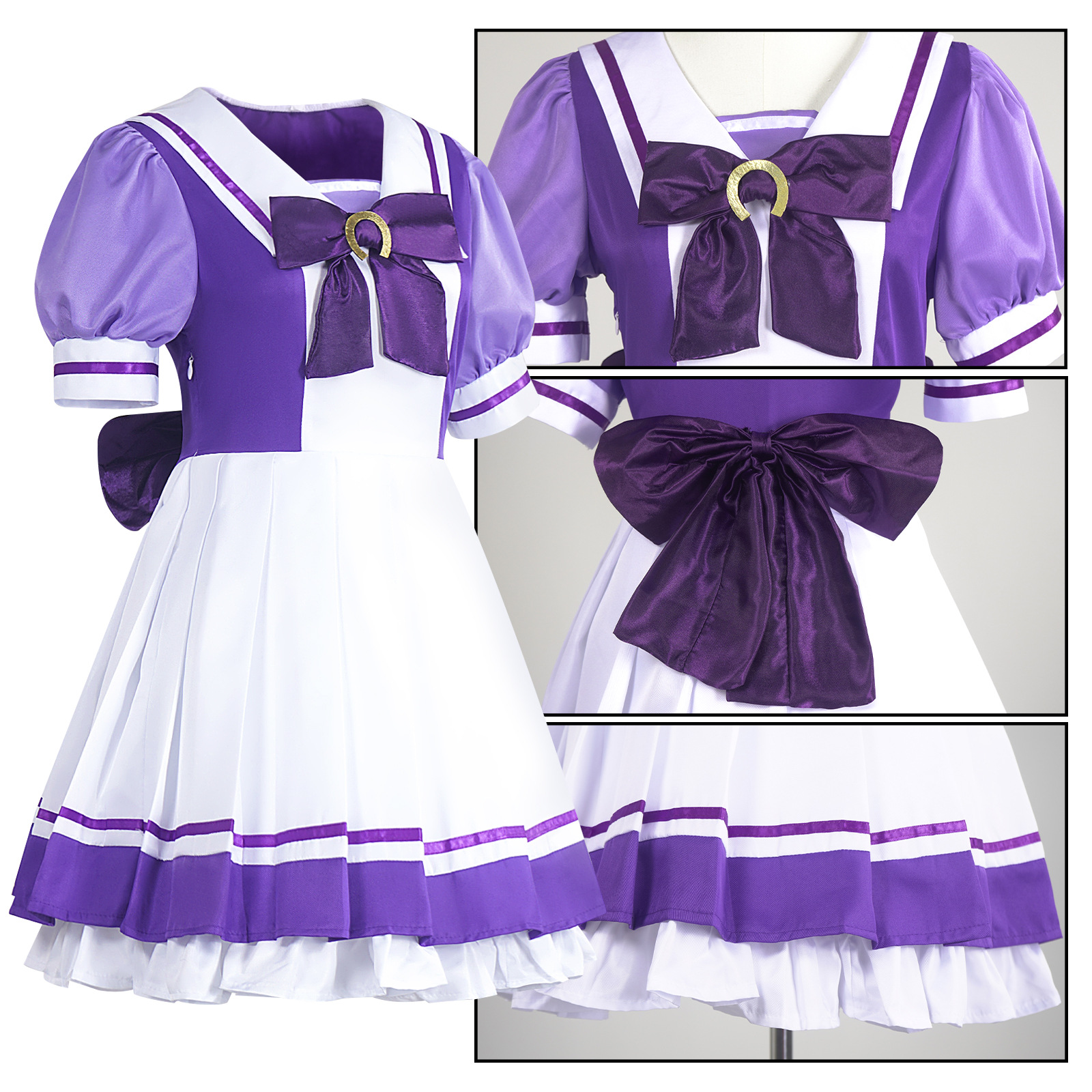 Costume de Cosplay Anime Pretty Derby Uma Musume, perruque de Cosplay Uma Musume Tokai Teio, robe d'oreille queue, tenue de fête d'halloween pour femmes