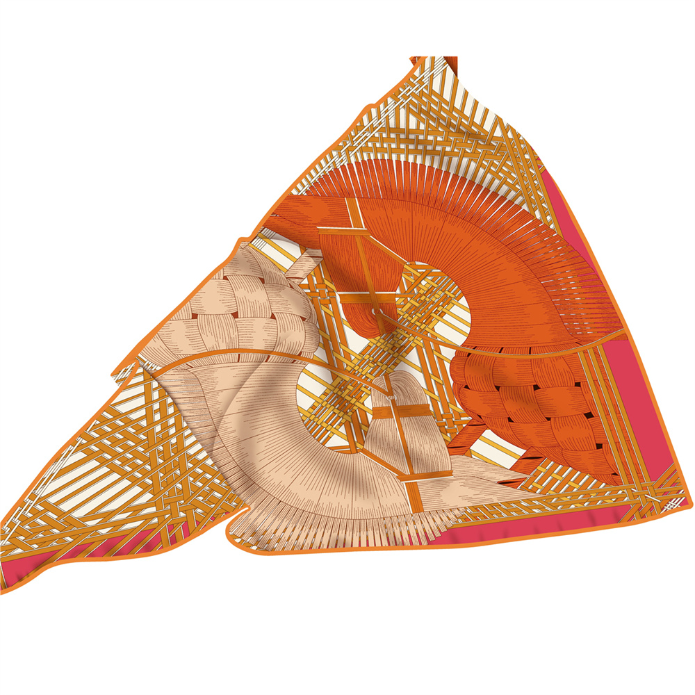 Écharpe Triangle de Marque pour Femme, Foulards en Soie Sergée, Bandanas de Luxe, Bandeaux, Hijabs, Foulards, Écharpes de Cou, Châles, Design Tendance