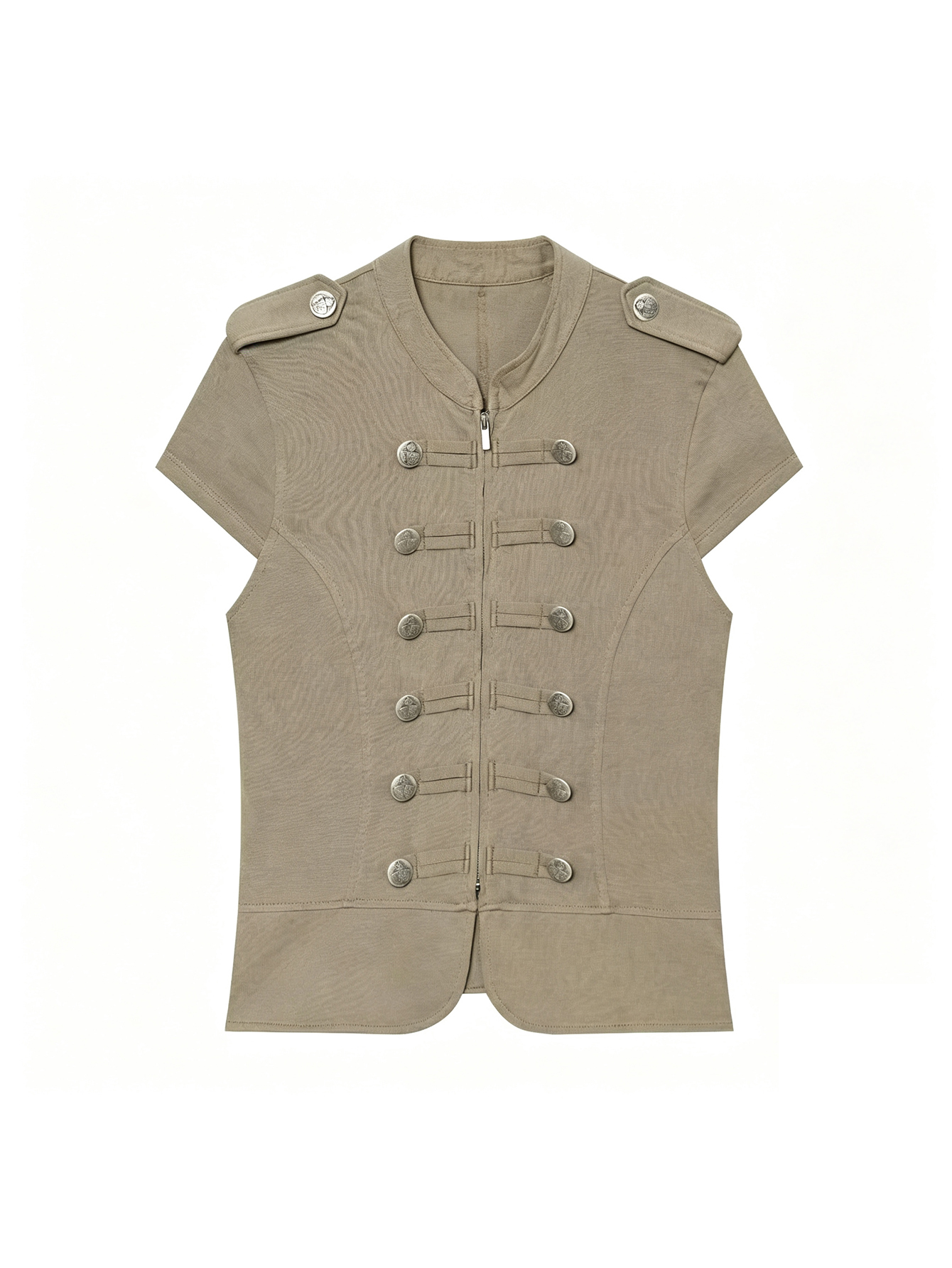 Nouveau Gilet Élégant pour Femme Style Vintage avec Boutons Décoratifs – Idéal pour les Fêtes