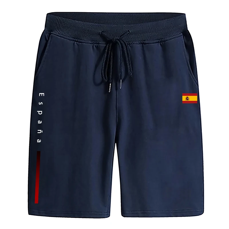 Shorts de sport pour hommes, style espagnol, pour l'été, décontractés, pour l'entraînement quotidien, pour la salle de sport, pour le fitness, pour l'extérieur, longueur genou