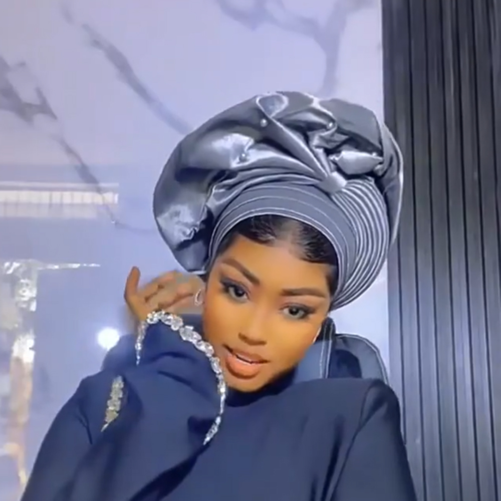 Nouveau luxe brillant Turban casquette pour femmes africain Auto Gele chapeaux Nigeria fête de mariage Geles Hijab Bonnet chapeau tête enveloppement couvre-chef