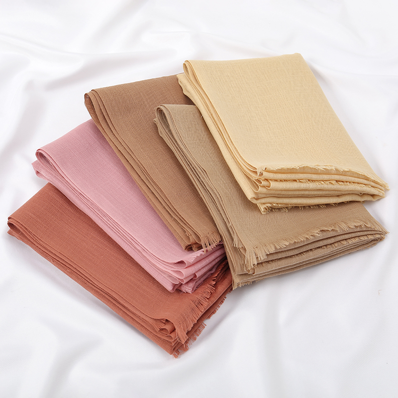 Nouveau bambou coton Hijab écharpe pour femmes solide enveloppement et châles Musulman bandeau islamique Turban bandeau Maxi Foulard Foulard