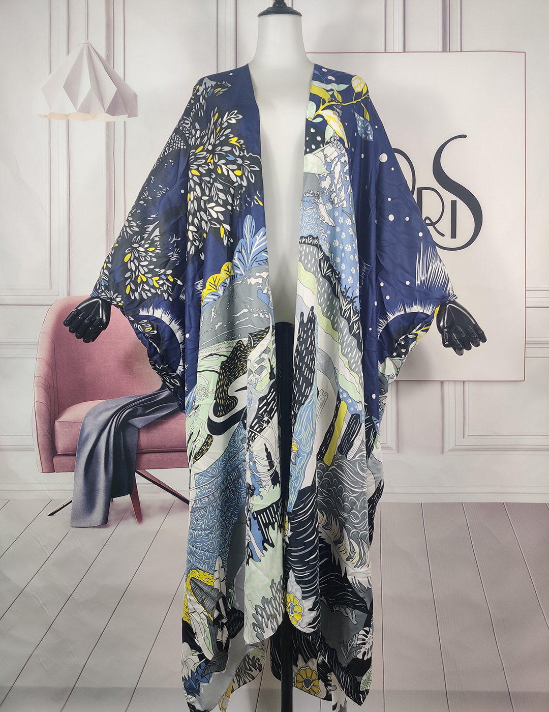 Kimonos Musulmans du Moyen-Orient pour Femmes, Cartographie d'Été, Grande Taille, Africain, Riche, Boho, Long Cardigans, Natation, Couvrir pour les Vacances