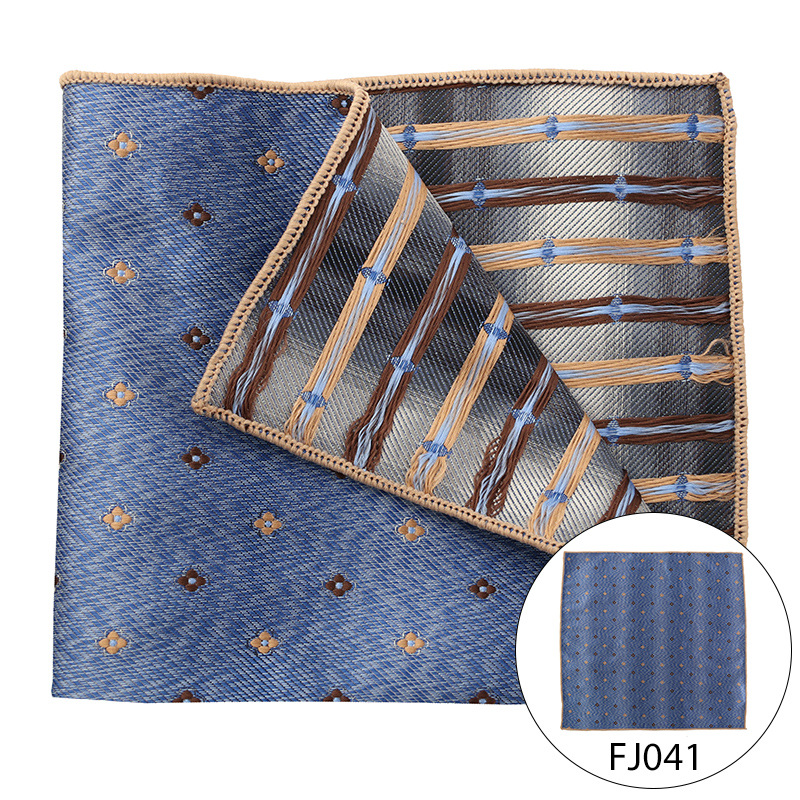 Mouchoir foulard en soie 1200 points haute densité hommes élégant rétro costume d'affaires écharpe de poche écharpe carrée mariage