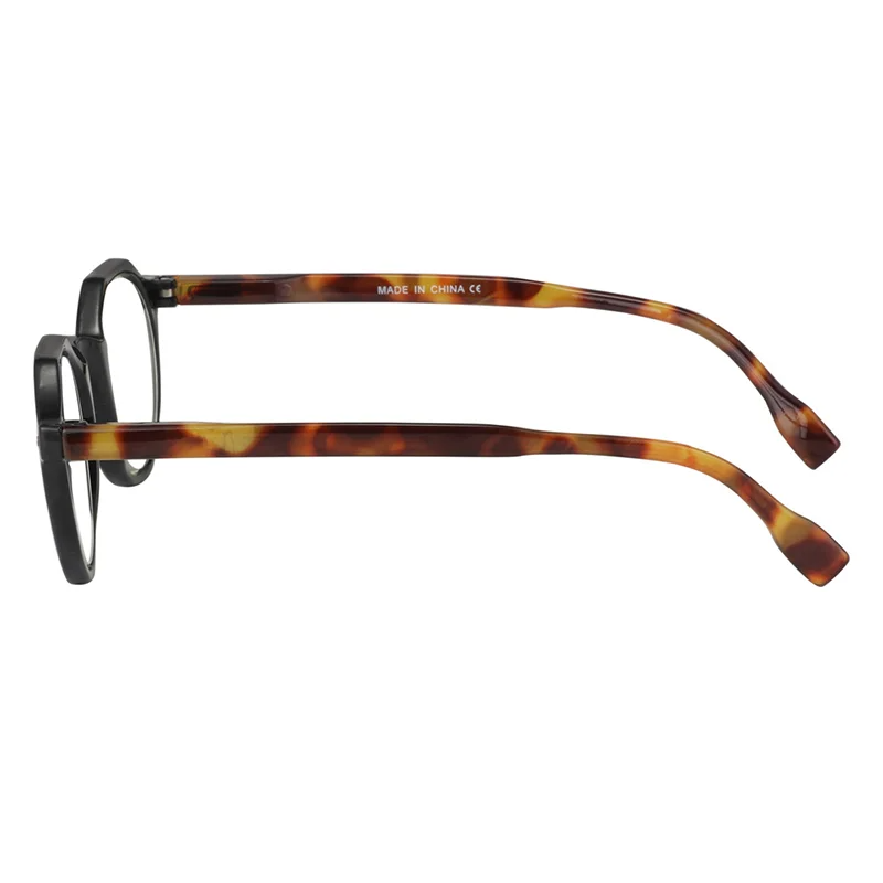 Lunettes de lecture rondes pour femmes, Anti-lumière bleue, sur Prescription, grand cadre, hypermétropie, fausses lunettes + 0 + 3.5
