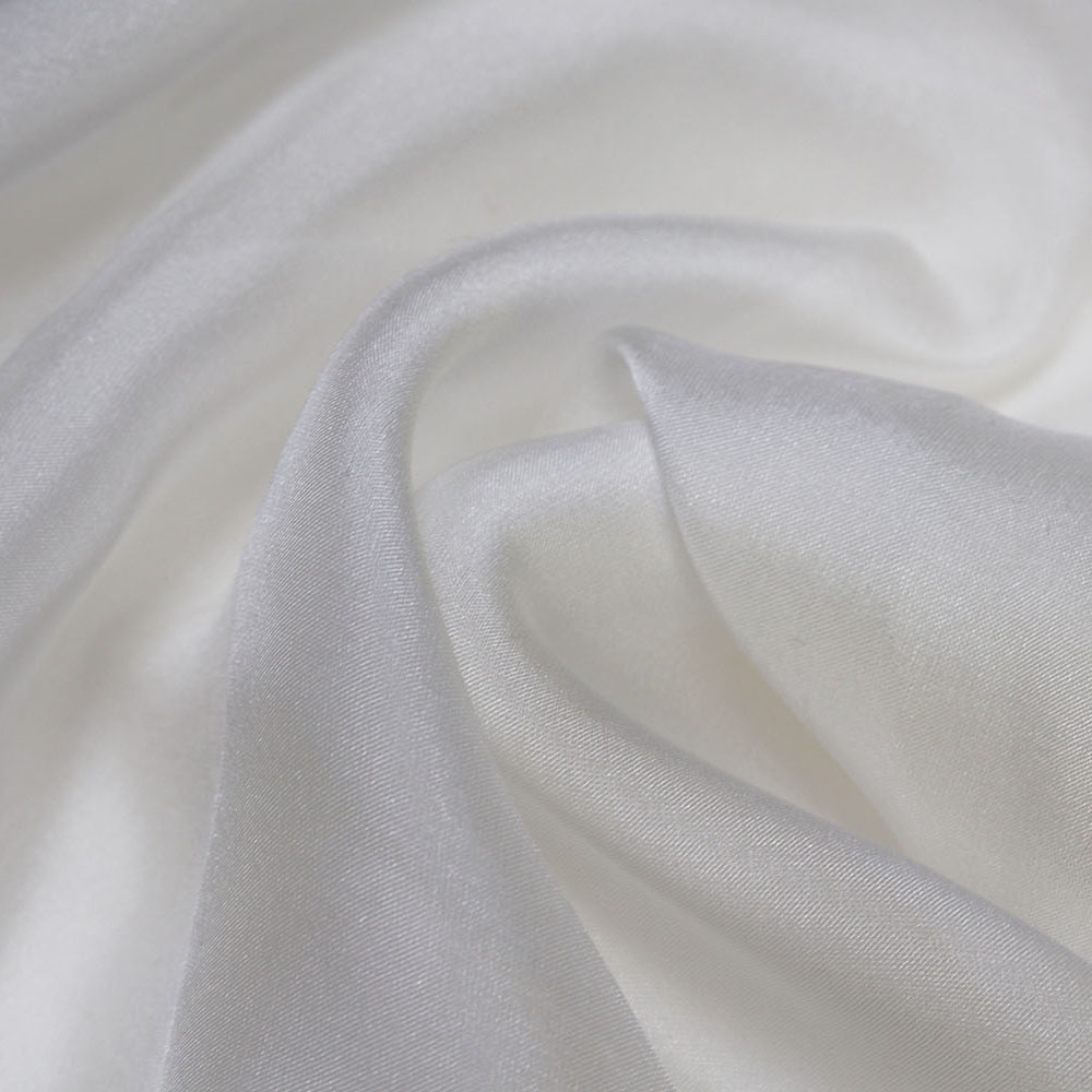 Tissu en mousseline de soie naturelle, blanc fin, sans colorant, 6mm, 140cm, pour peinture et couture, vente en gros
