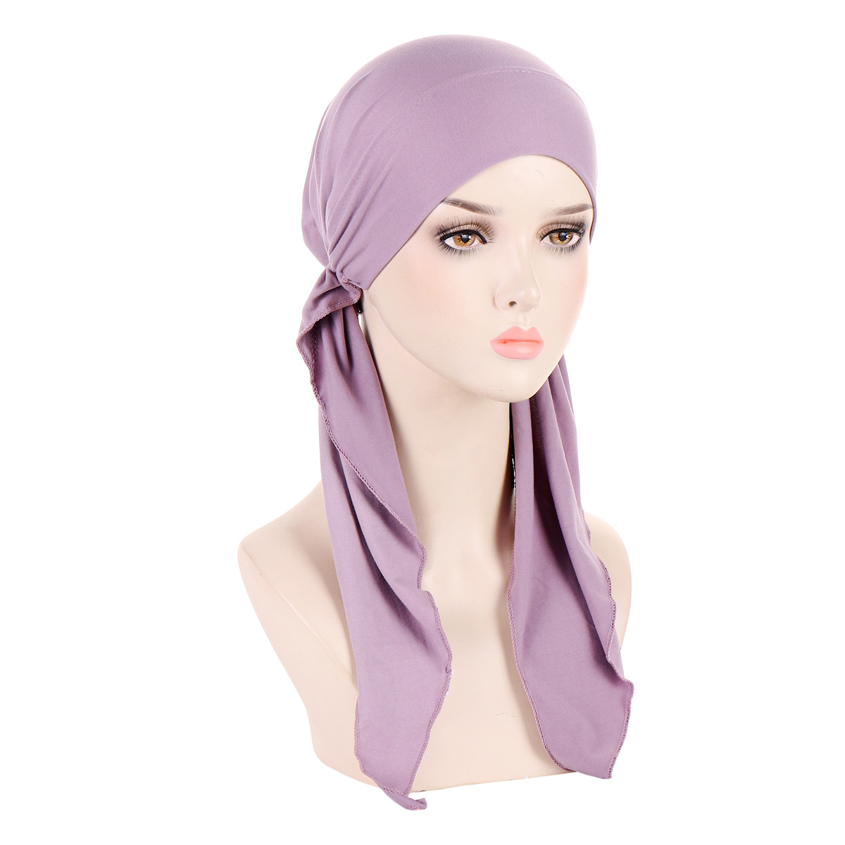 Bonnet turban chimio pour femme, Skullies, bonnet pour fille, bandanas au design traditionnel, tête ronde, perte de cheveux, vêtements de sauna, femme rurale, Z12X03