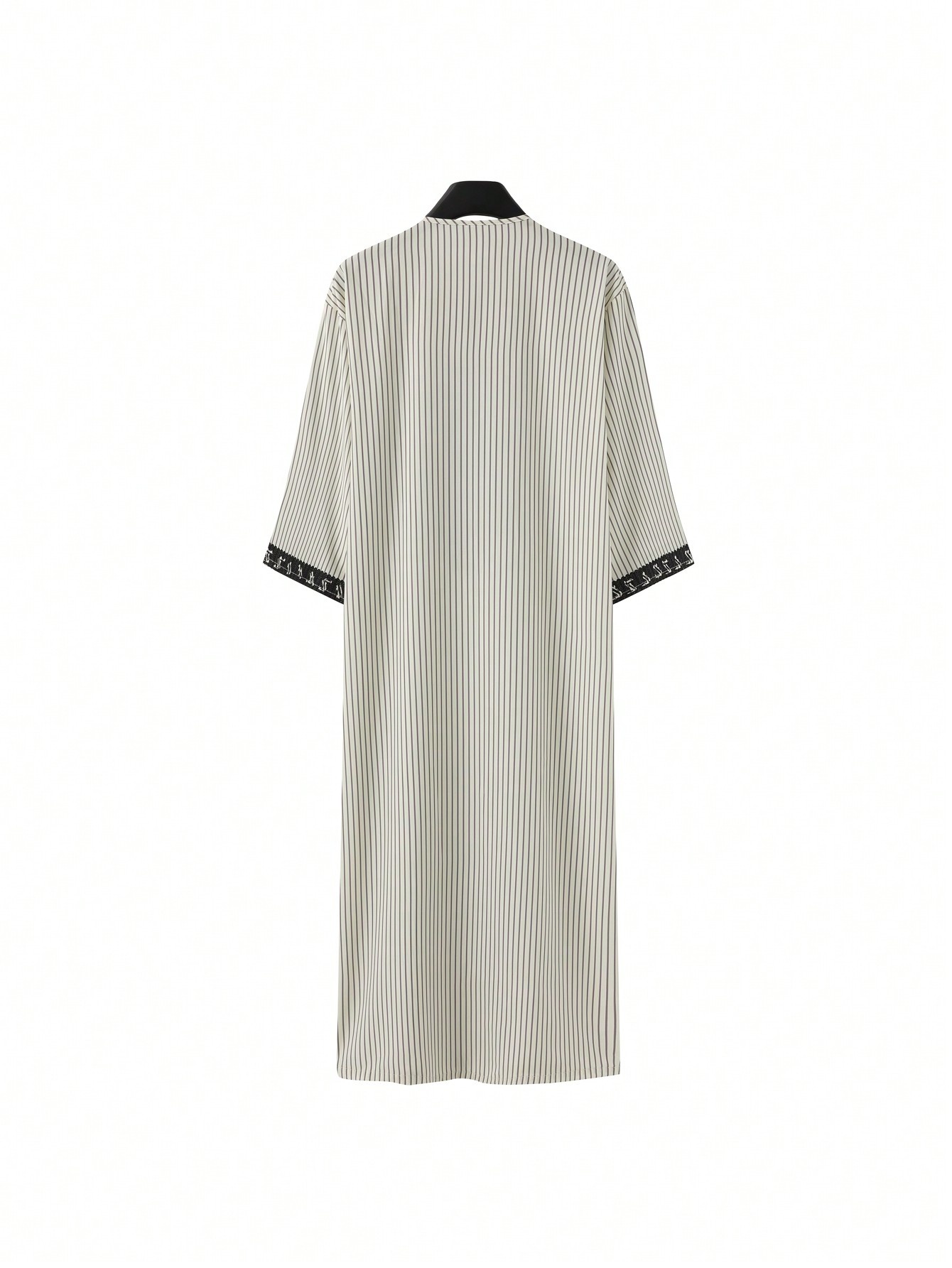 Robe longue traditionnelle de style moyen-oriental pour hommes musulmans, robe décontractée brodée rétro pour tous les jours, robe pour l'Aïd al-Fitr