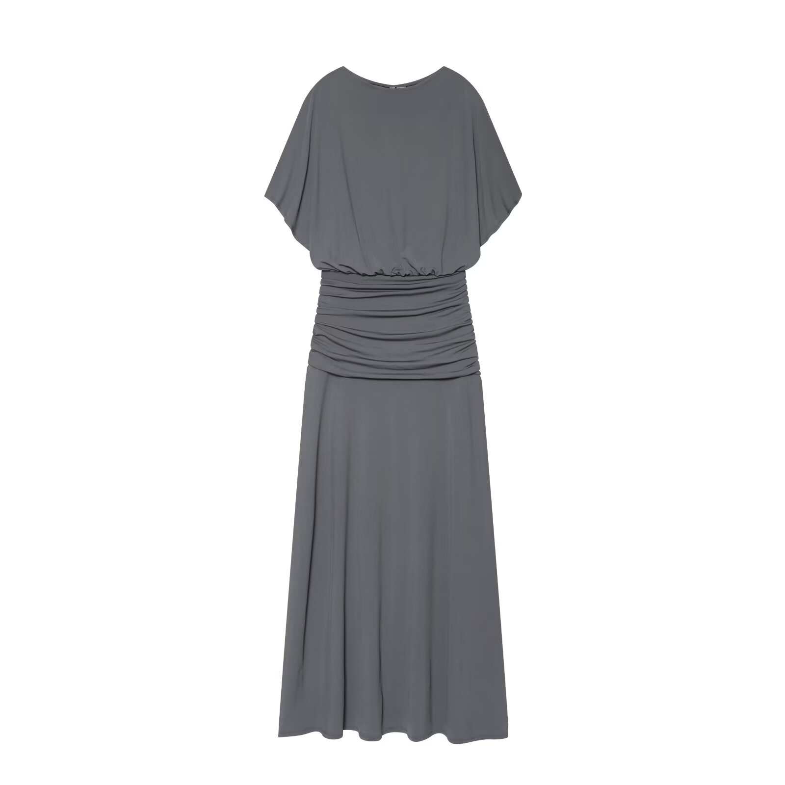 Robe longue drapée élégante pour femme, nouvelle collection été 2026, haut de gamme, pour soirée, dîner, mode décontractée chic et discrète