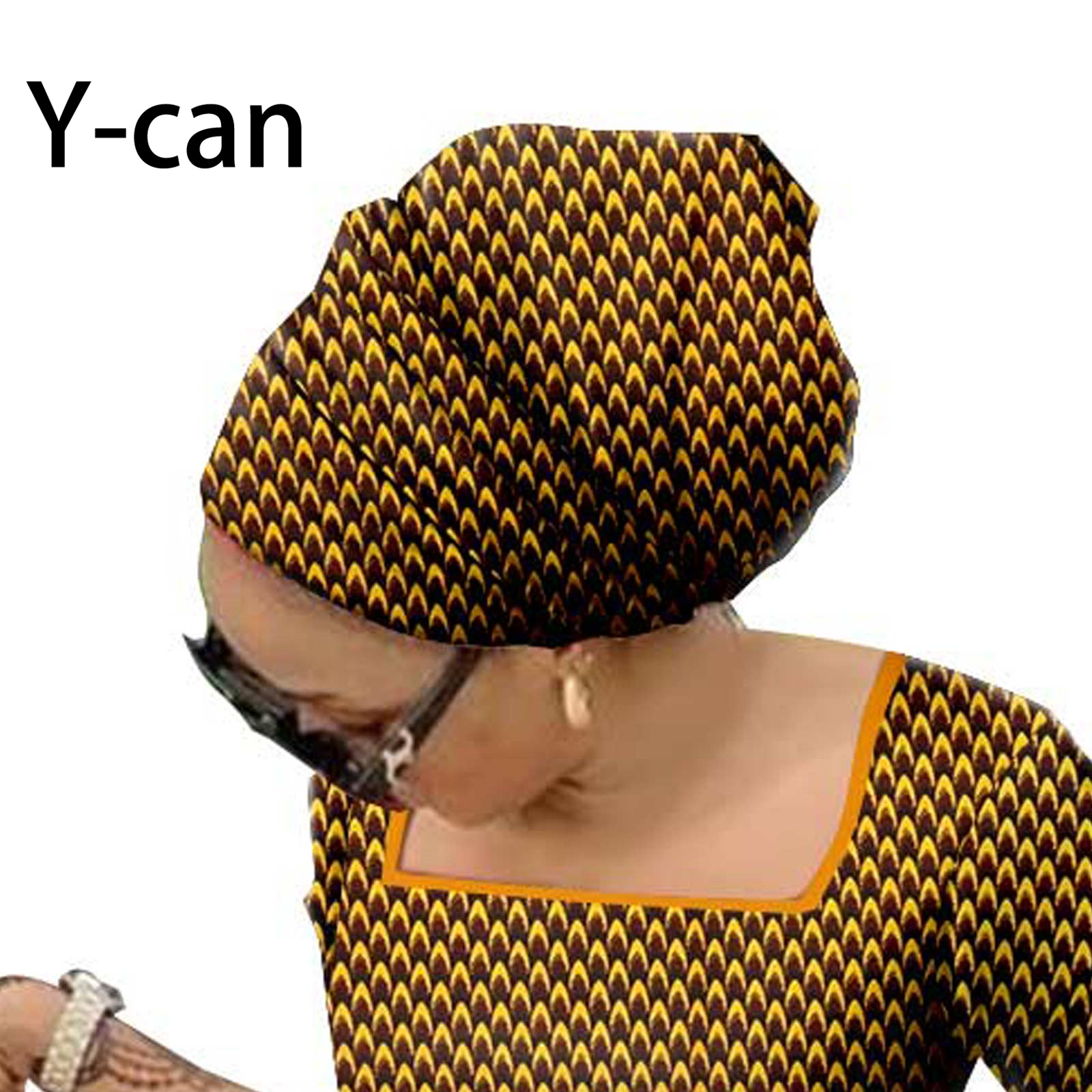 Foulard africain pour femmes, accessoire d'été traditionnel Dashiki imprimé assorti, Turban Bazin Riche, Date Shopping décontracté