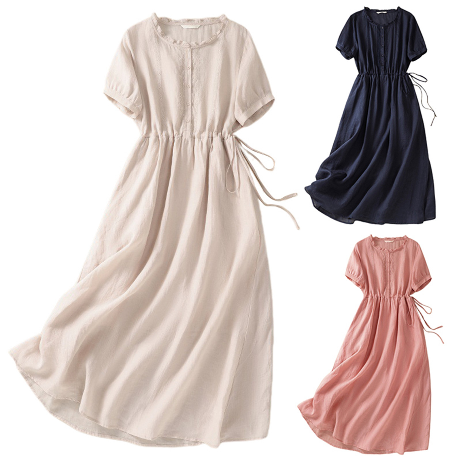 Robes élégantes pour femmes, tenues pour femmes, coton et art, document simple et solide, léger, éducatif, français, nouveau