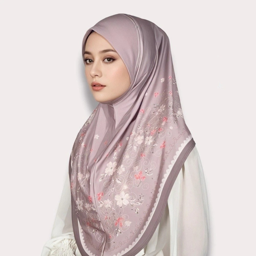 Turban long floral respirant pour l'Aïd al-Fitr, ajustable, plusieurs couleurs, imprimé, foulard arabe polyvalent en coton pour femme
