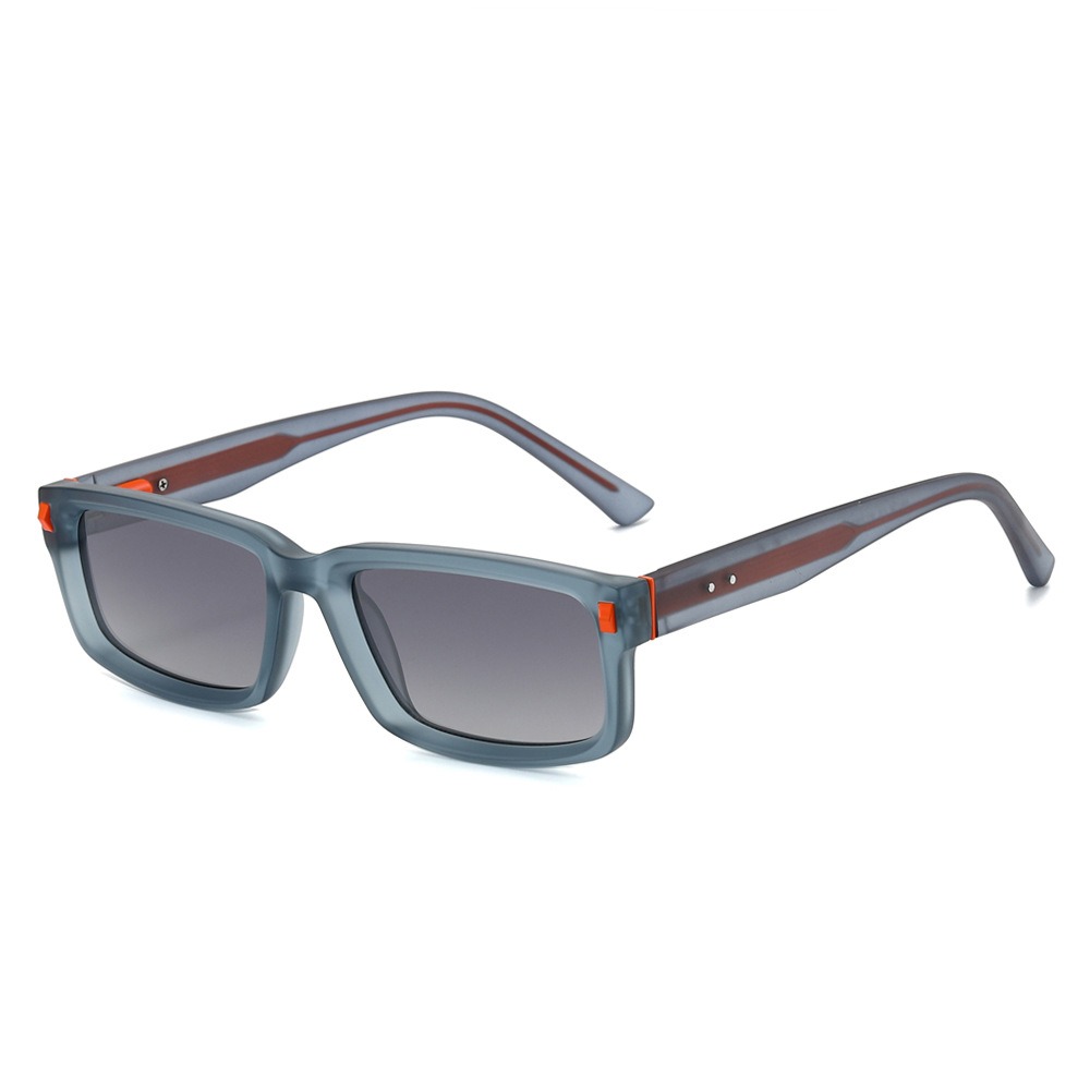 Lunettes de soleil carrées à la mode pour hommes et femmes, avec noyau en métal, UV400, marque de luxe, unisexes, pour voyage, randonnée, plage, pêche