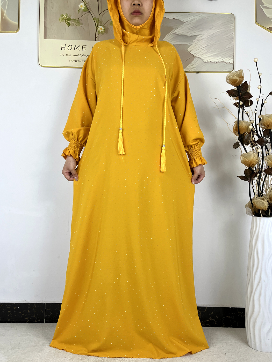 Abayas musulmanes pour femmes, ensemble traditionnel turc islamique, robe ample femme, caftan marocain, robes africaines de Dubaï, à capuche, pour le Ramadan