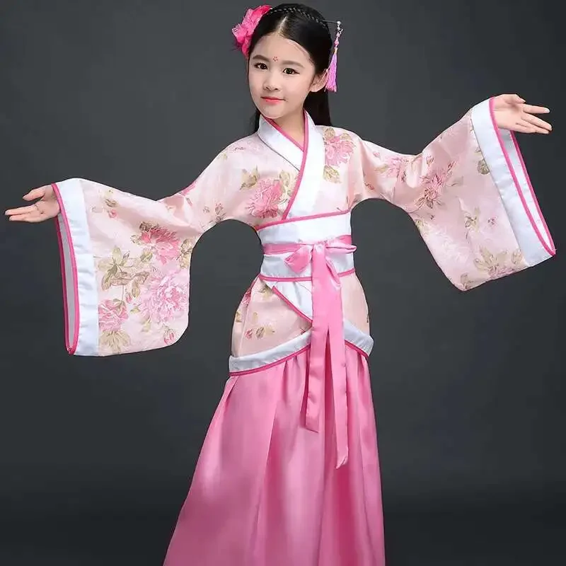 Costume de danse japonais pour filles, style kimono Yukata traditionnel vintage ethnique, pour étudiants et chorales