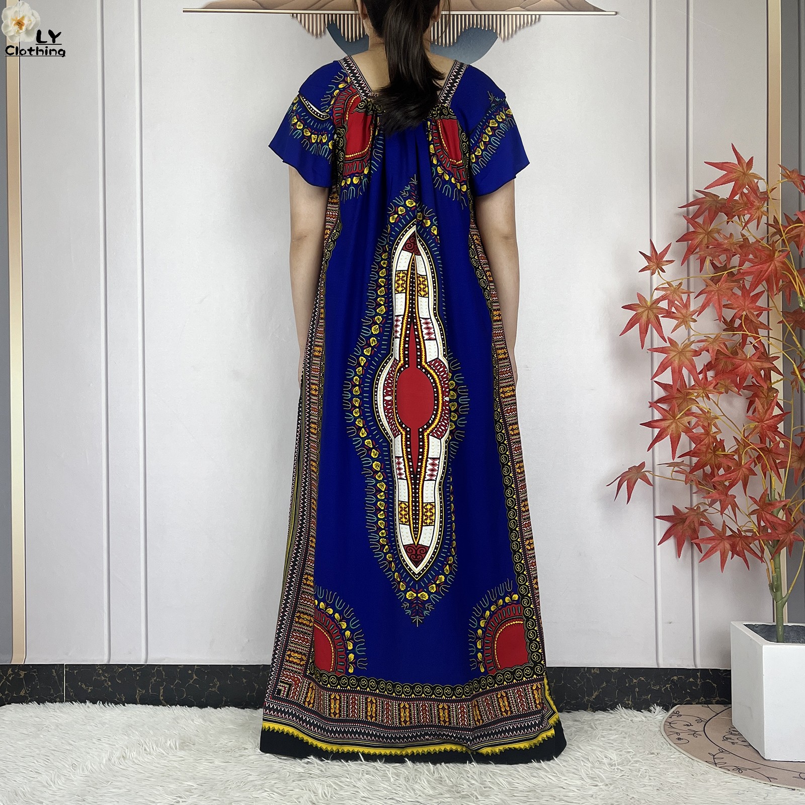 Abaya africain à manches courtes pour femmes, nouveau Style, mode d'été, Robe en coton, col bateau, Caftan ample, dubaï, Islam, Robe élégante