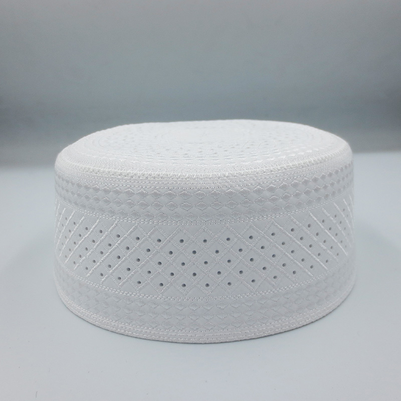 Chapeaux de prière musulmans pour hommes, 2022 coton brodé, chapeau islamique d'Arabie saoudite, Hijab, casquette juive, écharpe de sauna, vêtements, écharpe Islam, nouveau