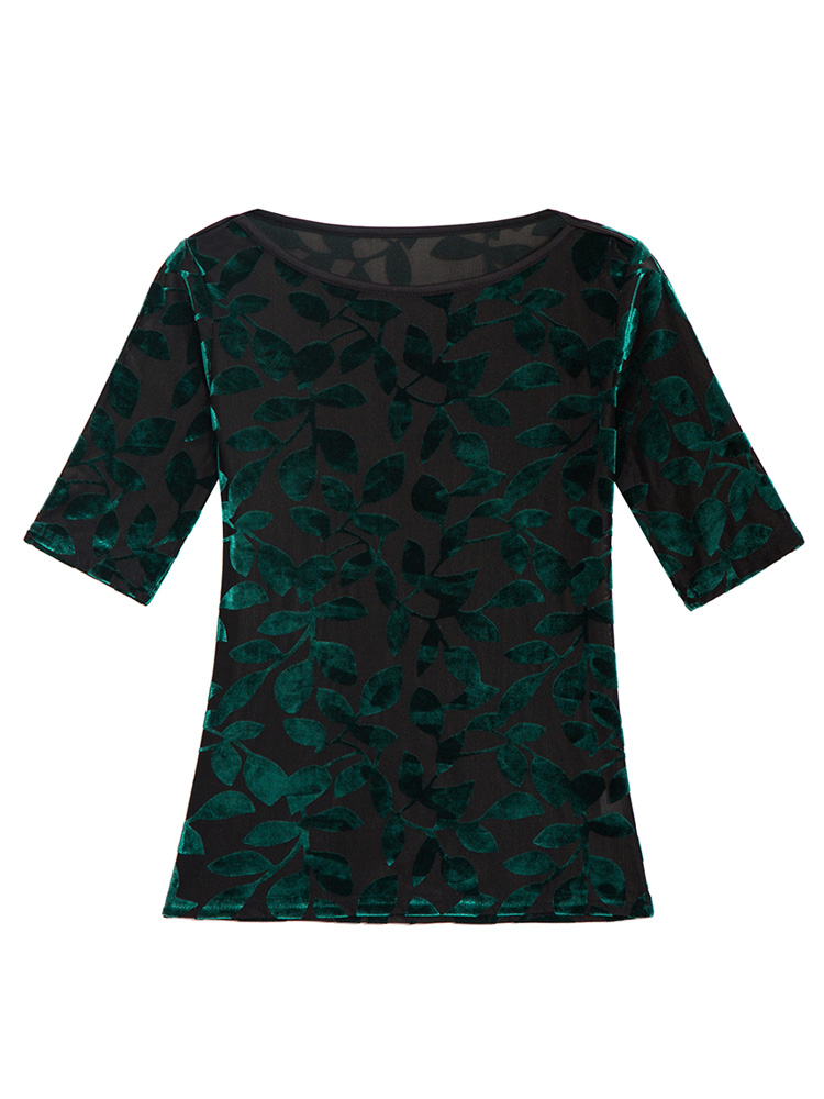 M-3XL manches courtes femmes chemise mode été hauts nouveau style Slash cou velours t-shirt
