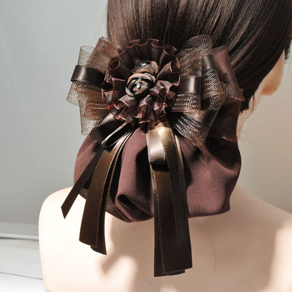 Filet à Cheveux Classique avec Nministériels d Papillon pour Femme et Fille, Accessoire de Mode, Filet à Cheveux de Travail en Dentelle, pour Infirmière, Banque