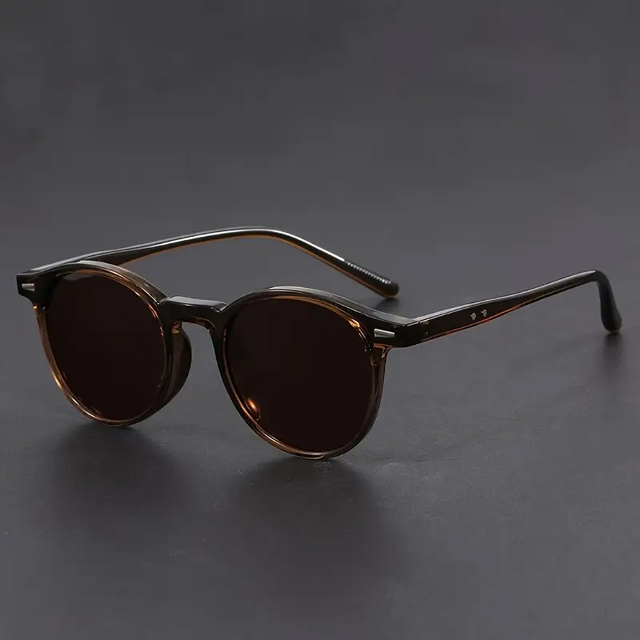 Pack de 4 lunettes tendance à monture ronde, unisexe, cadeau idéal pour la photographie de rue, les fêtes et les cadeaux