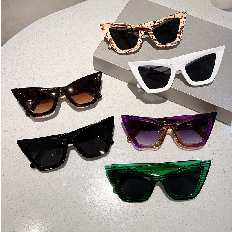 Nouvelles lunettes de soleil œil de chat pour femmes, style vintage, protection UV, lunettes de soleil de marque pour hommes, lunettes de soleil UV400 Oculos De Sol