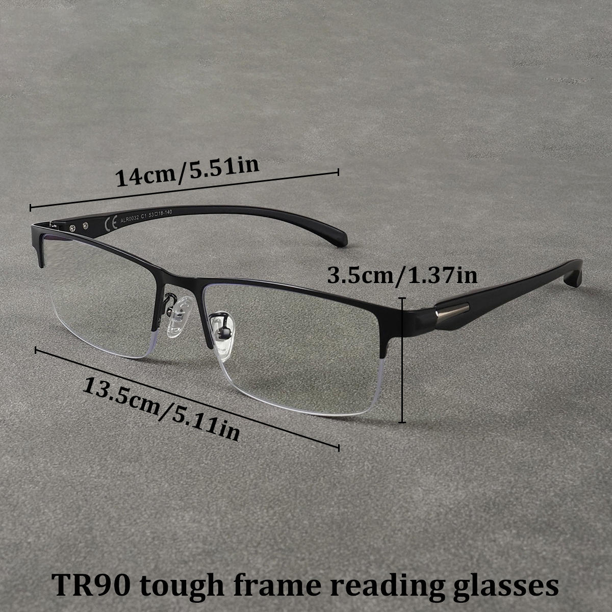 Lunettes de lecture carrées pour hommes, verres verts traités, montures ultralégères, branches flexibles, lunettes de luxe de marque de créateur, cadeaux, demi-montures