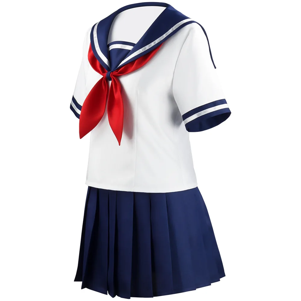 Costume de cosplay Ayano Aishi, tenue d'anime Yandere Simulator, uniforme de marin Yandere Chan, uniformes de lycéenne JK, tenues de fête