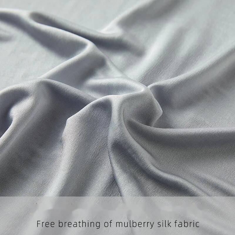 T-shirt sans couture Mulberry pour femme, double couche, col en V, manches courtes, doux, été