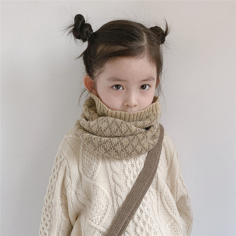 Écharpe chaude d'hiver pour enfants, foulard de la présidence pour garçons et filles, écharpe à carreaux pour bébé, col doux pour enfants, nouveau