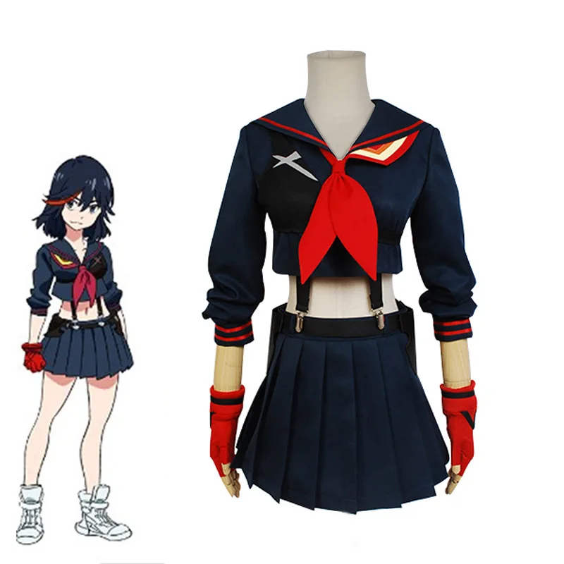 Anime tuer La tuer Ryuko Ryuuko Matoi Senketsu Costume tenue Cosplay uniforme Matoi Ryuuko femmes Halloween Costume