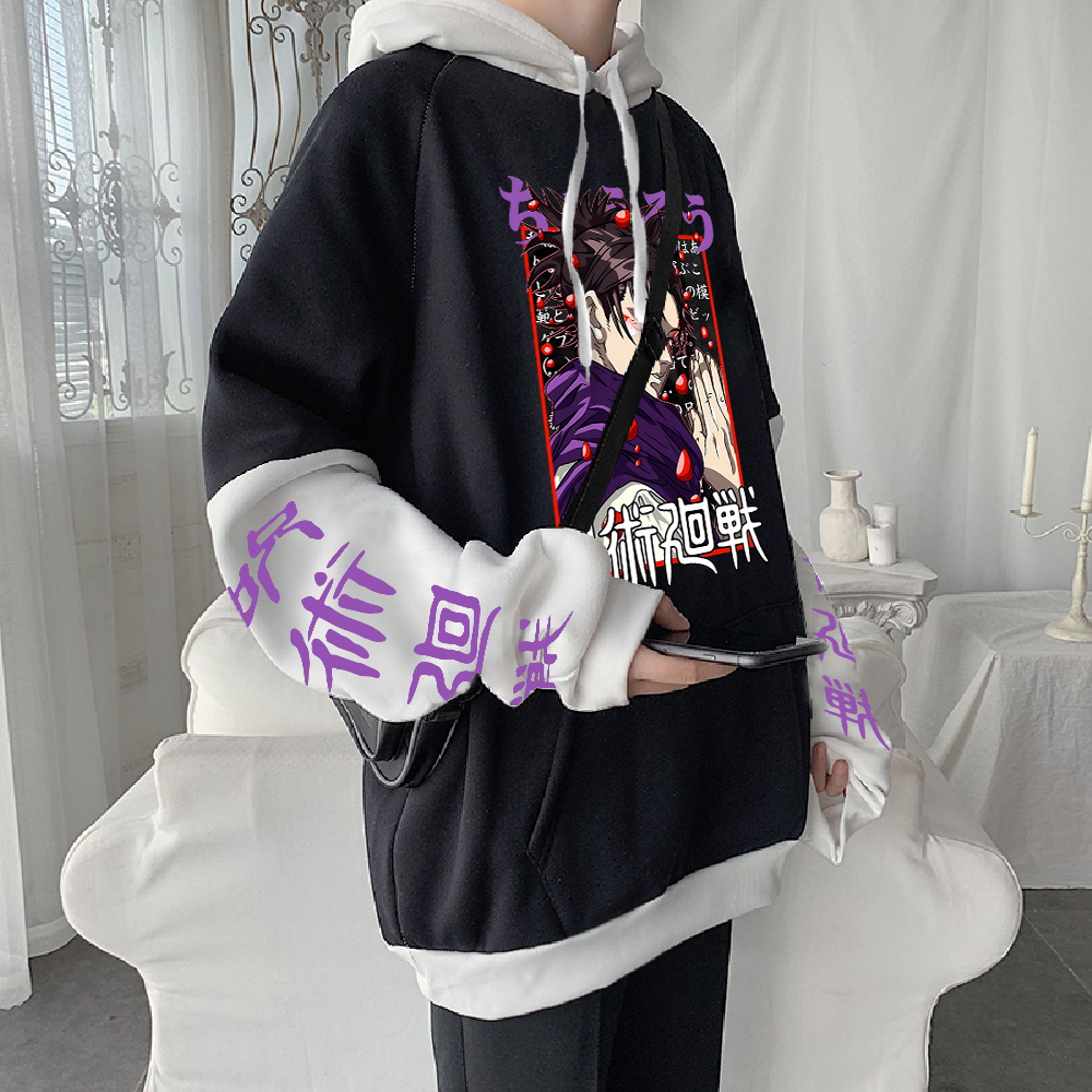 Sweats à capuche College graphiques pour hommes et femmes, sweat-shirt Anime, pull homme, Jujutsu Kaimmense, Choso Cool, décontracté, Harajuku