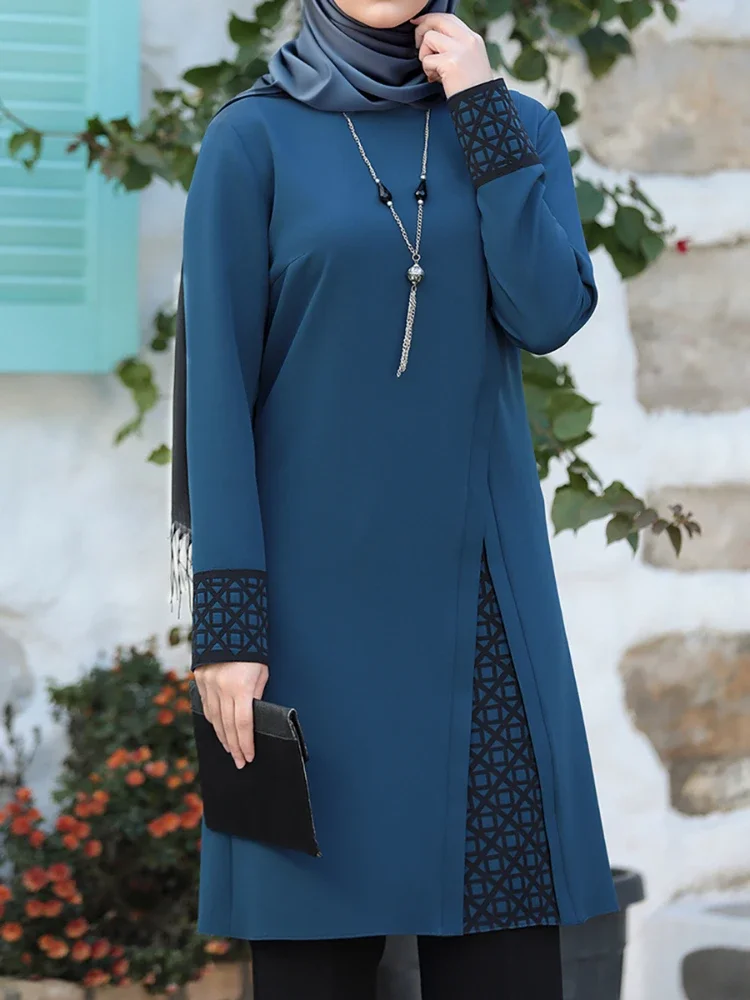 Musulman dubaï Abayas femmes ensemble 2 pièces haut et pantalon TRamadan Robe deux pièces Abaya ensemble tenue vêtements costumes robes longues de soirée