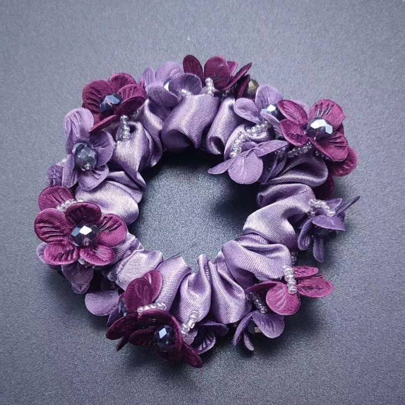 Bande de cheveux de gros intestin pour femmes, ULà cheveux, fleur de coiffure, accessoires de cheveux de haute qualité, mode coréenne