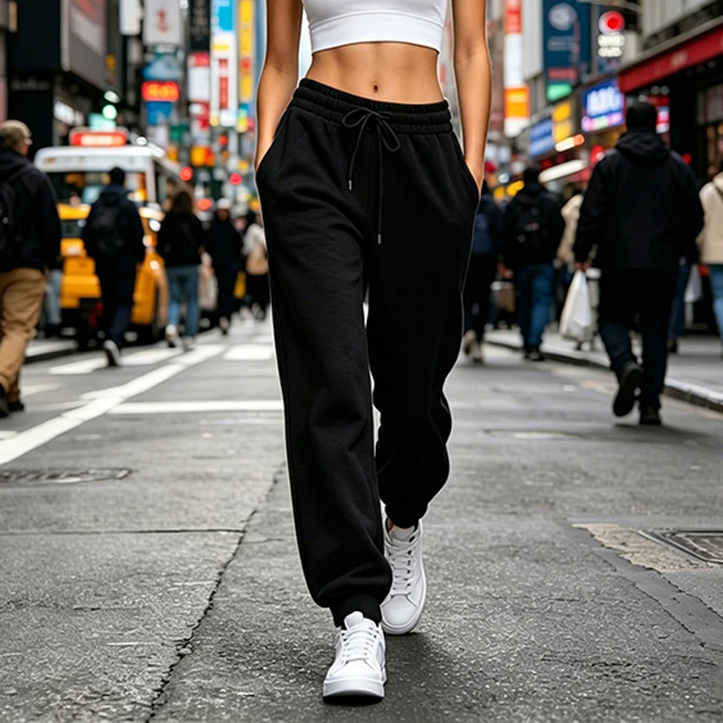 Pantalon de survêtement polyvalent pour femme – Vente flash – Confortable pour le sport, le jogging et le style urbain – Vêtements décontractés pour femme